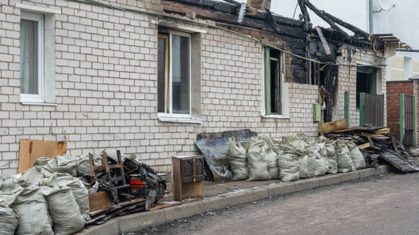 Professional Fire Damage Removal technician working in Cream Ridge, NJ
